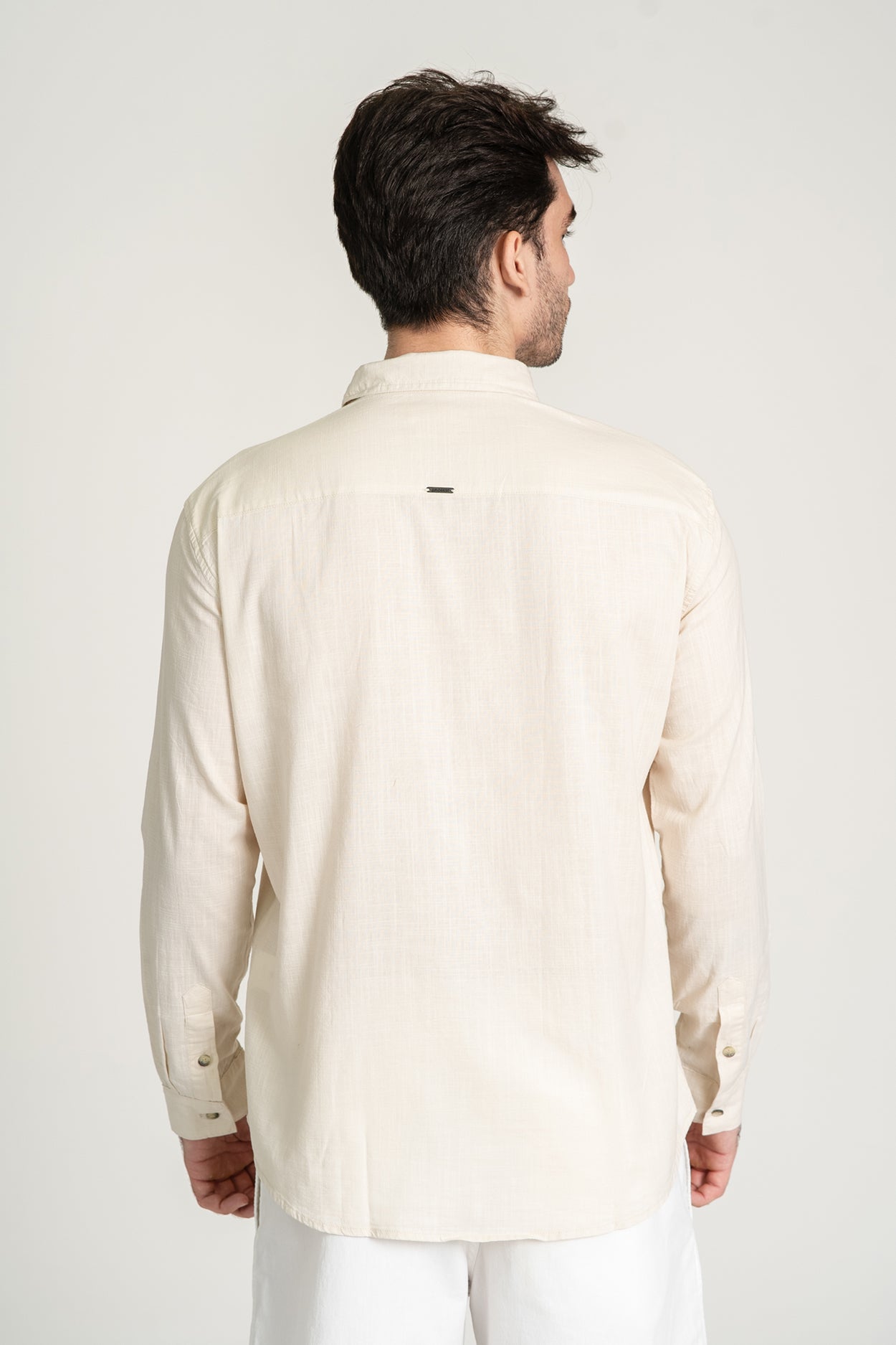 Camisa Flat ML Bege