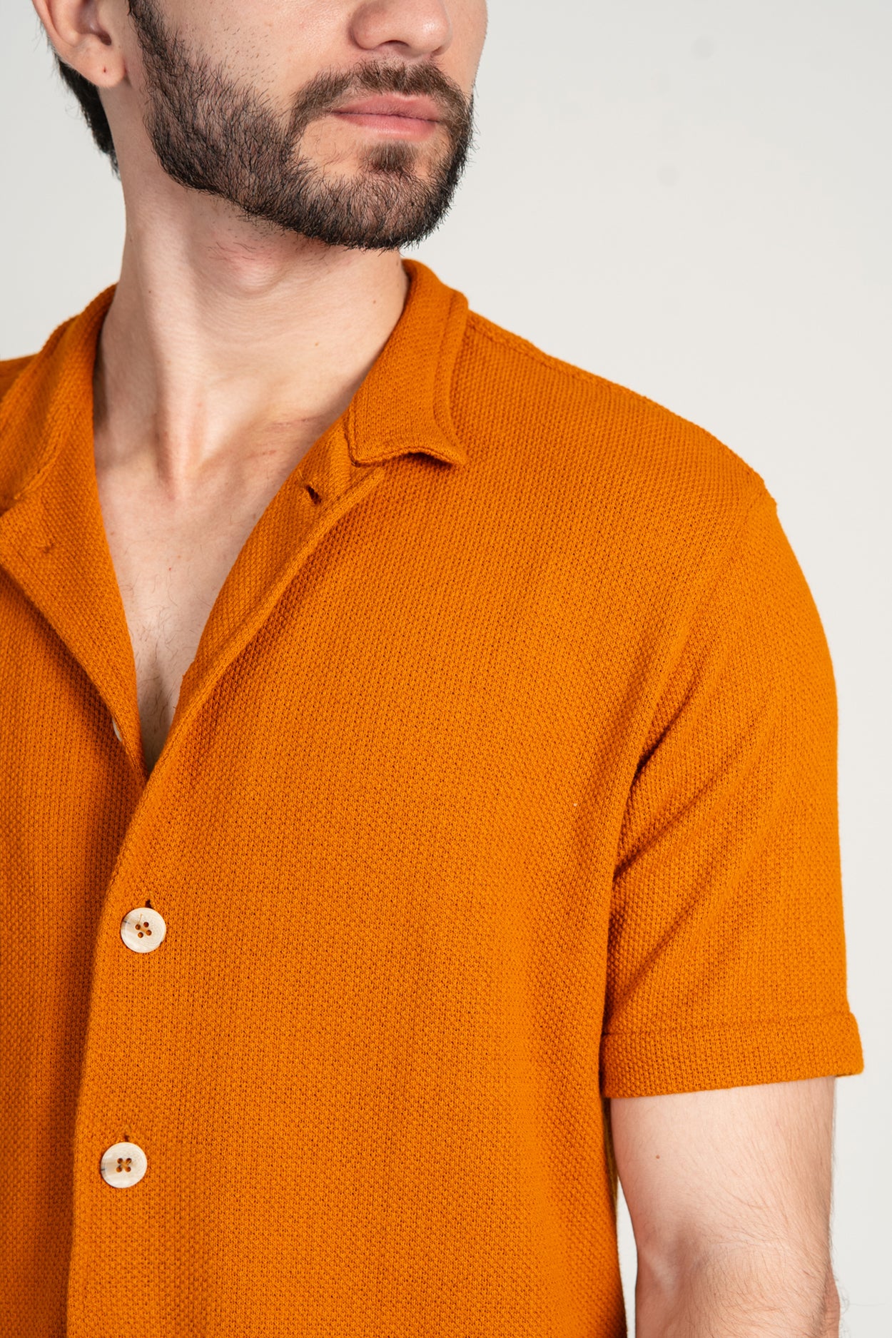 CAMISA HERITAGE MC TERRACOTA