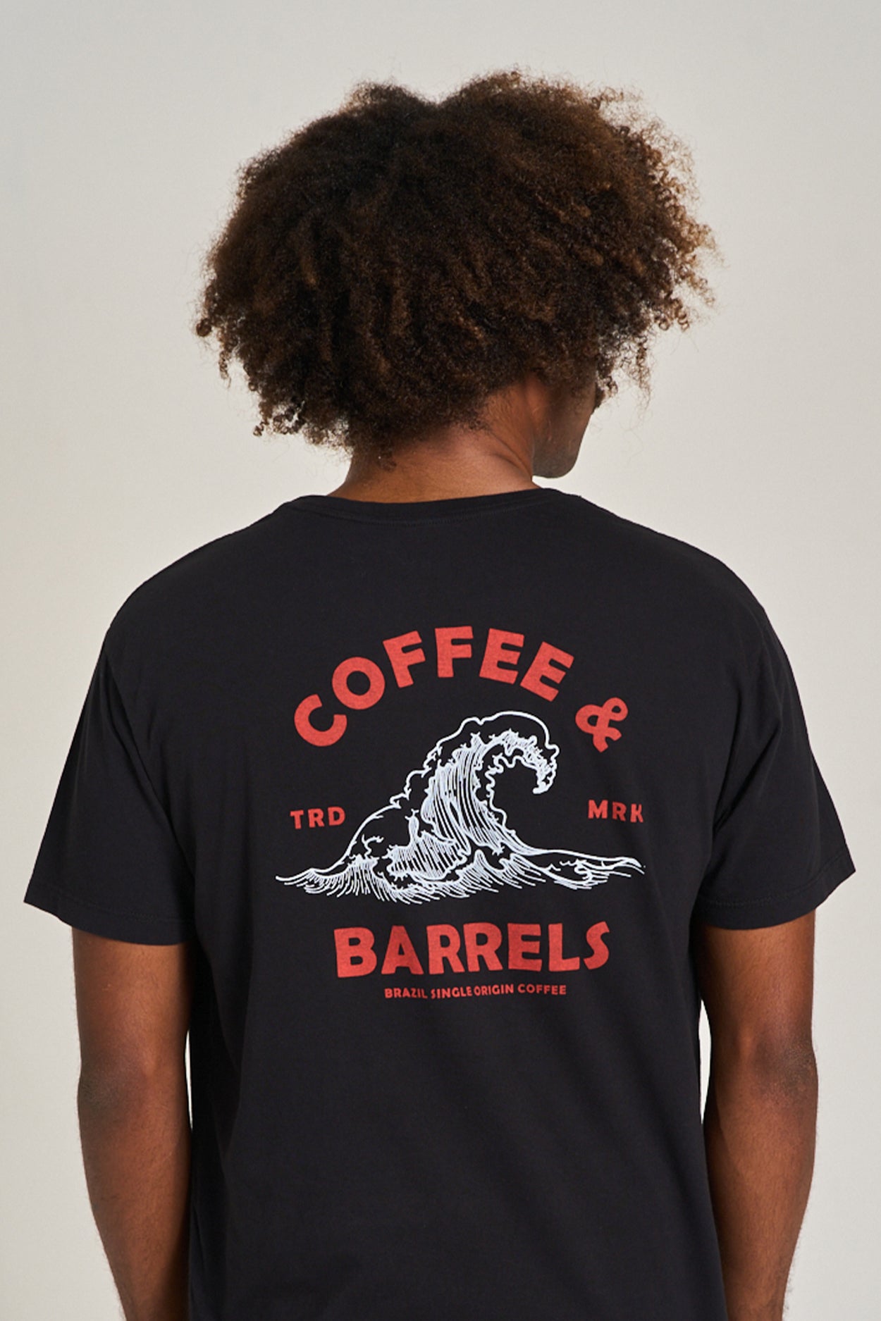 Camiseta Coffee & Barrels Preto