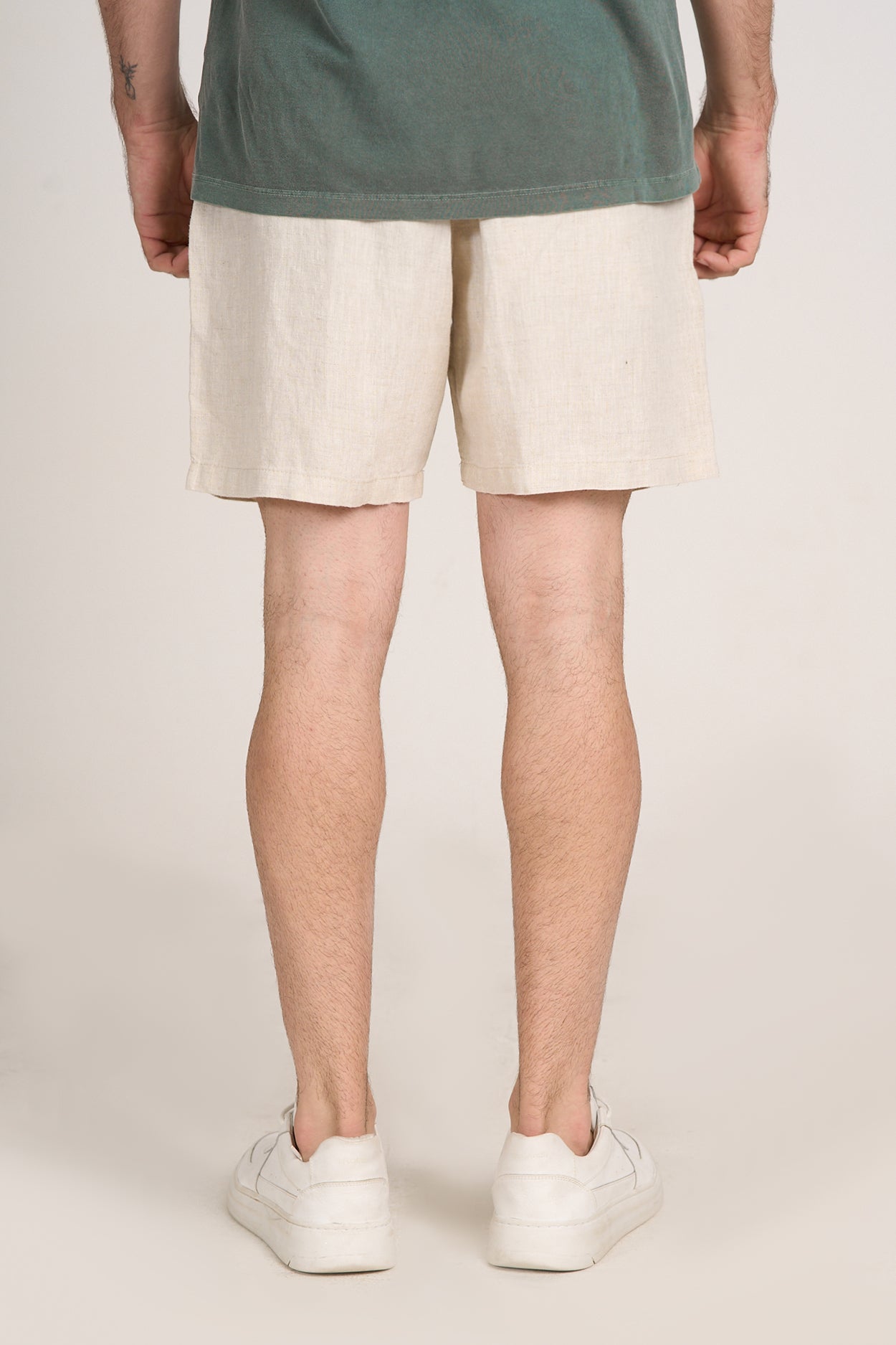 Short Puro Linho Natural
