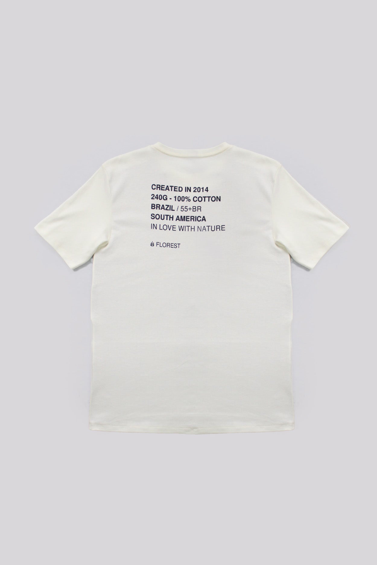 Camiseta Identidade Florest Over Marfim