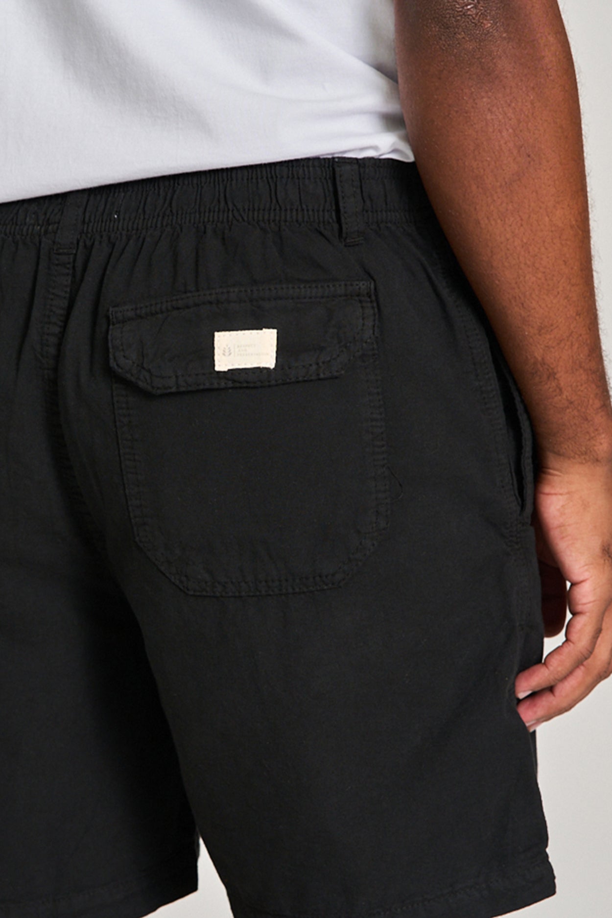 Short Vintage Stone Preto