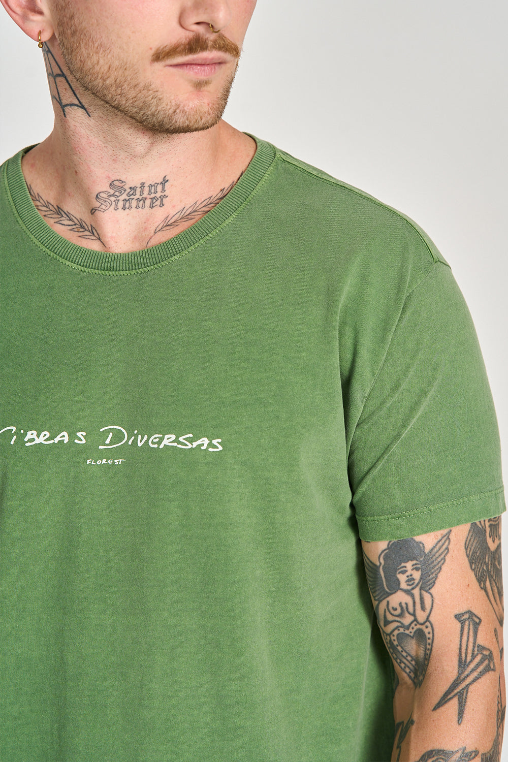 Camiseta Fibras Diversas Verde
