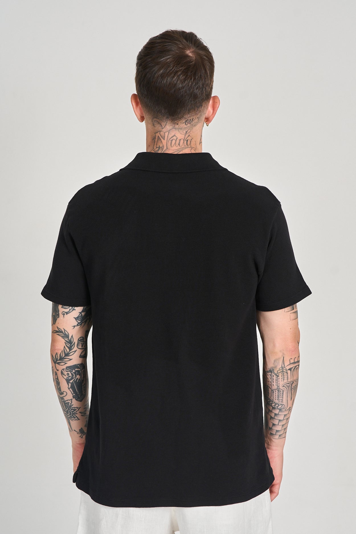 Camisa Polo Quadrile Preto Reativo