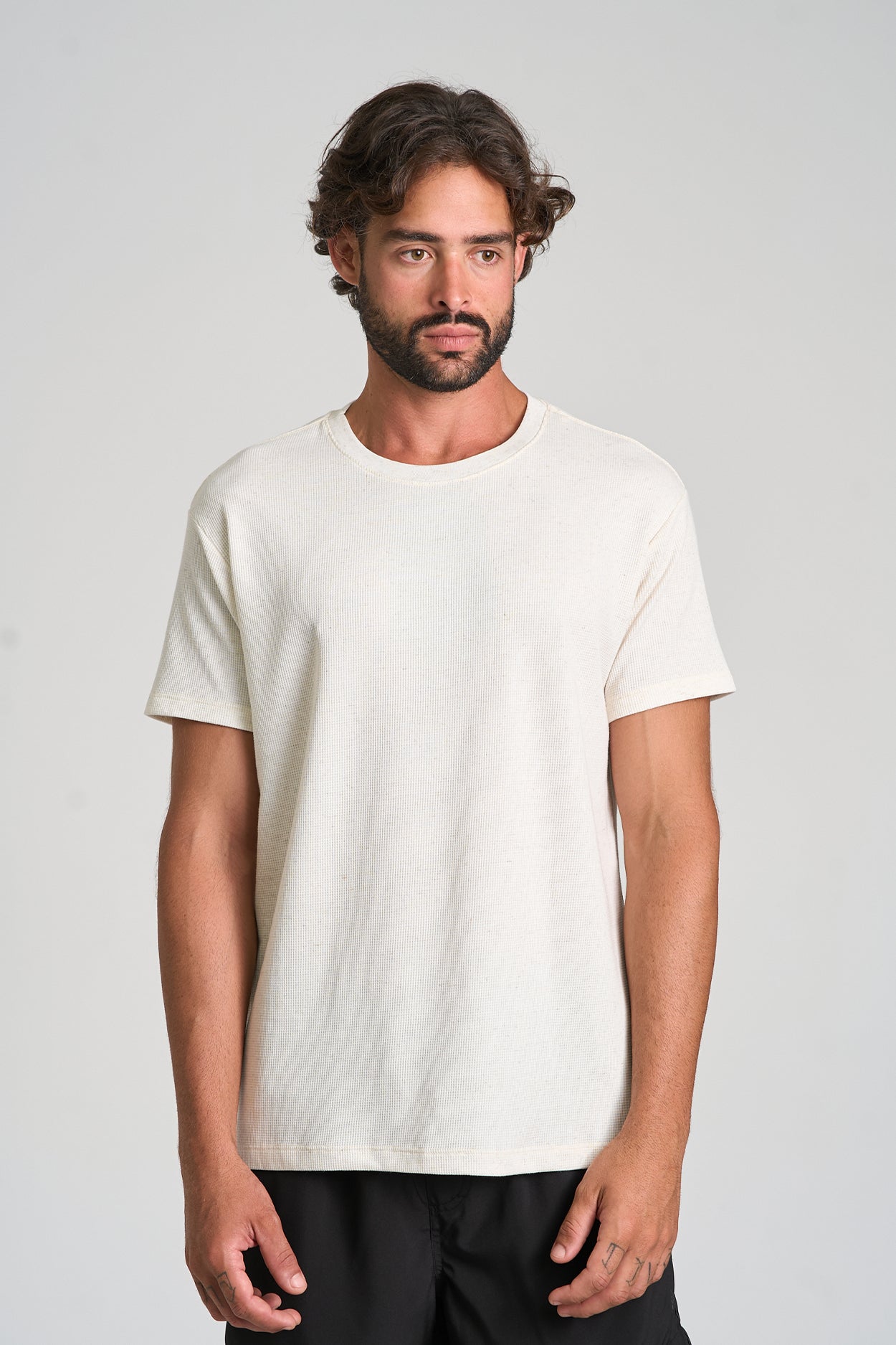 Camiseta Quadrile Maxi Lin Natural