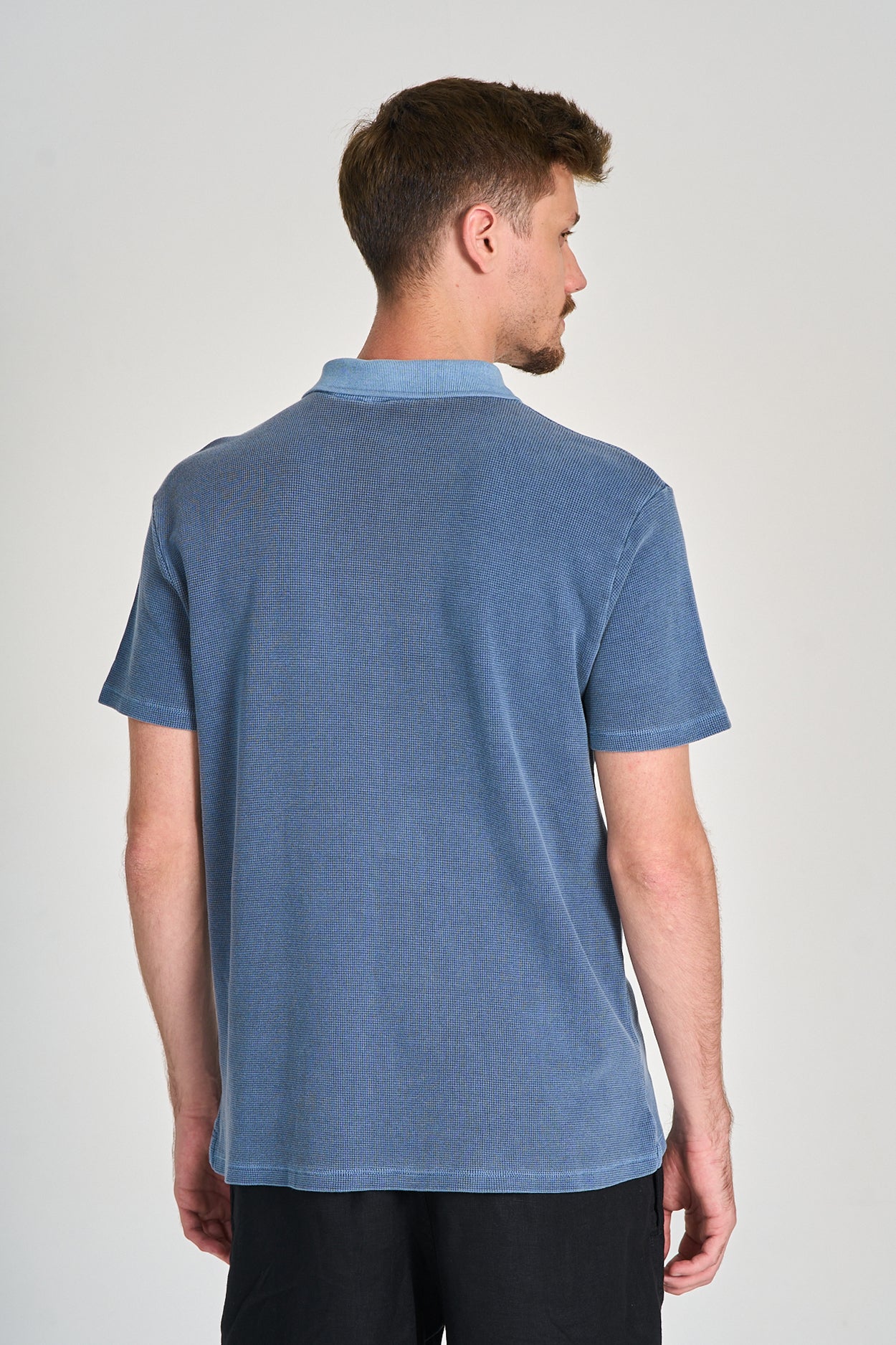 Camisa Polo Quadrile Azul