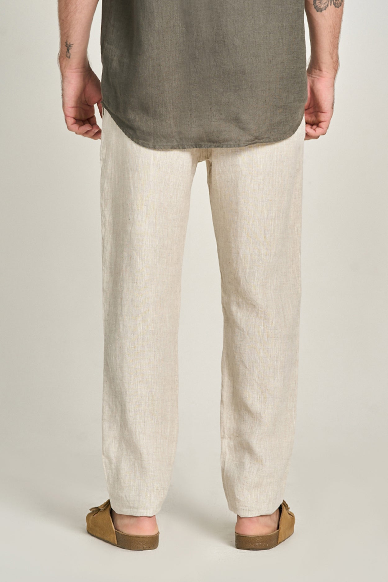 Calça Puro Linho Natural