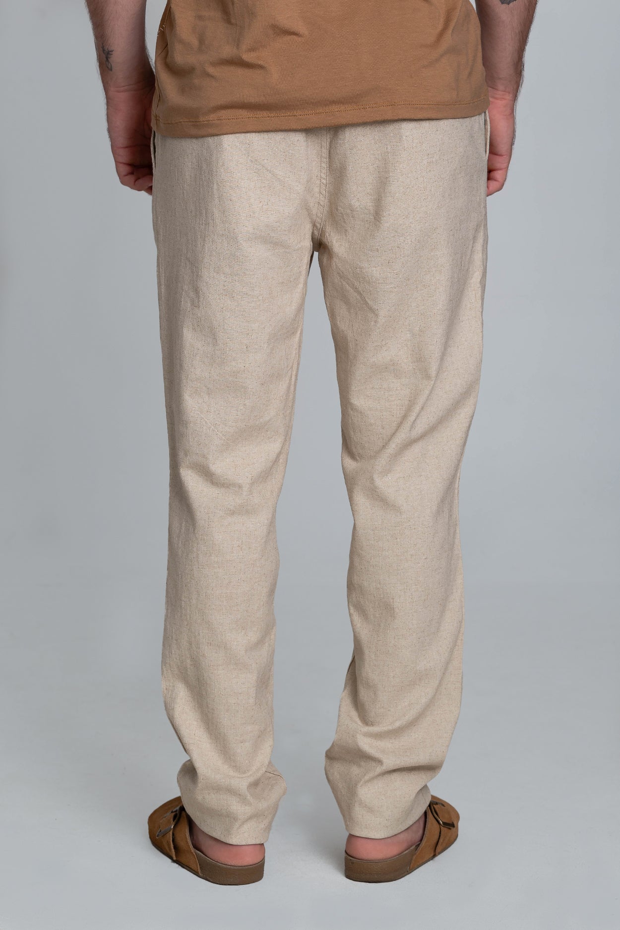 Calça Quiet Linho Bege
