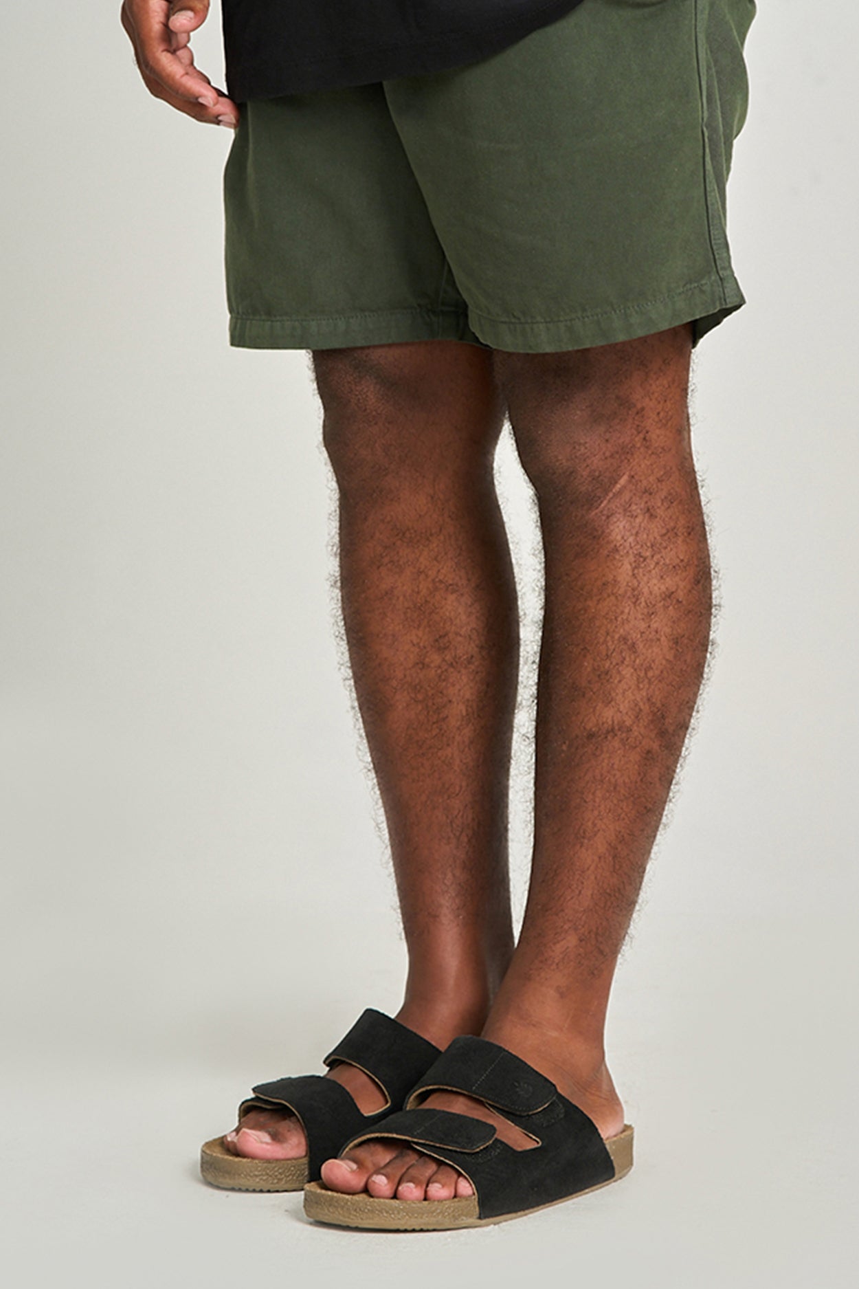 Short Sarja Volley Verde Musgo