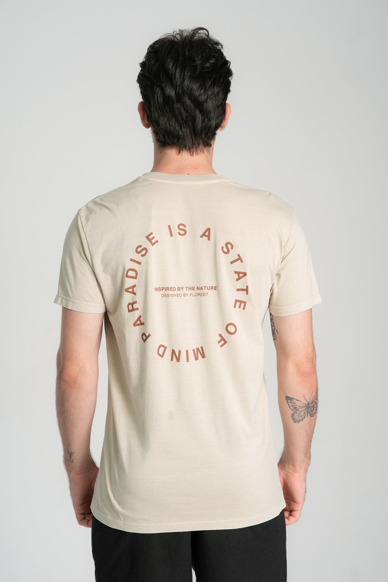 Camiseta Paradise Stone Caqui