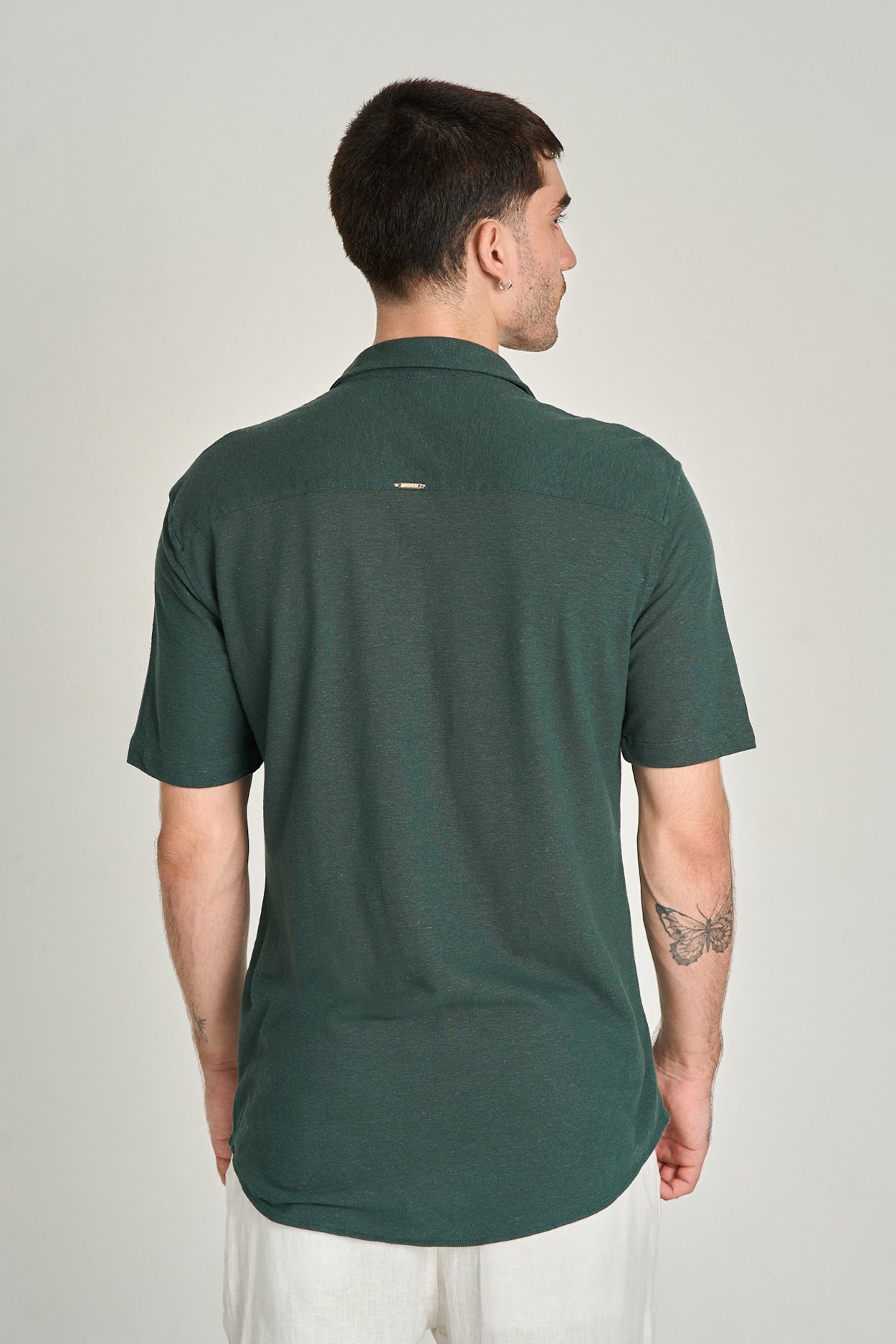 Camisa Canhamo Mc Verde