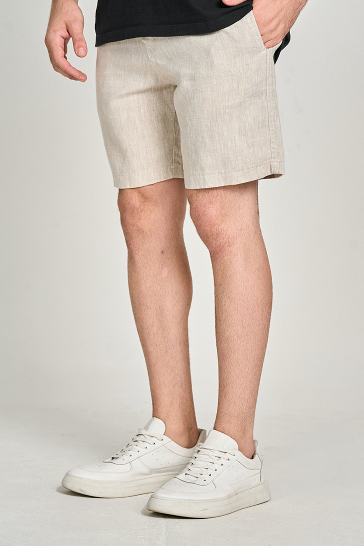 Bermuda Puro Linho Natural