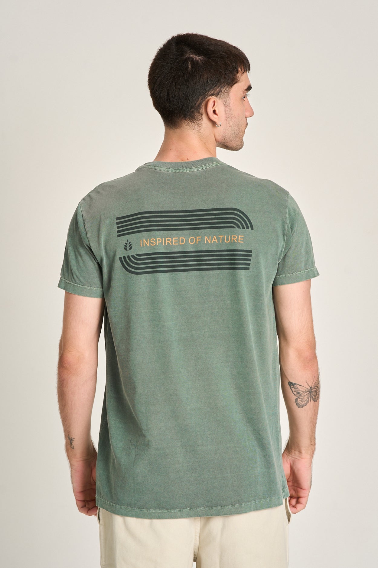 Camiseta Nature Listras Verde