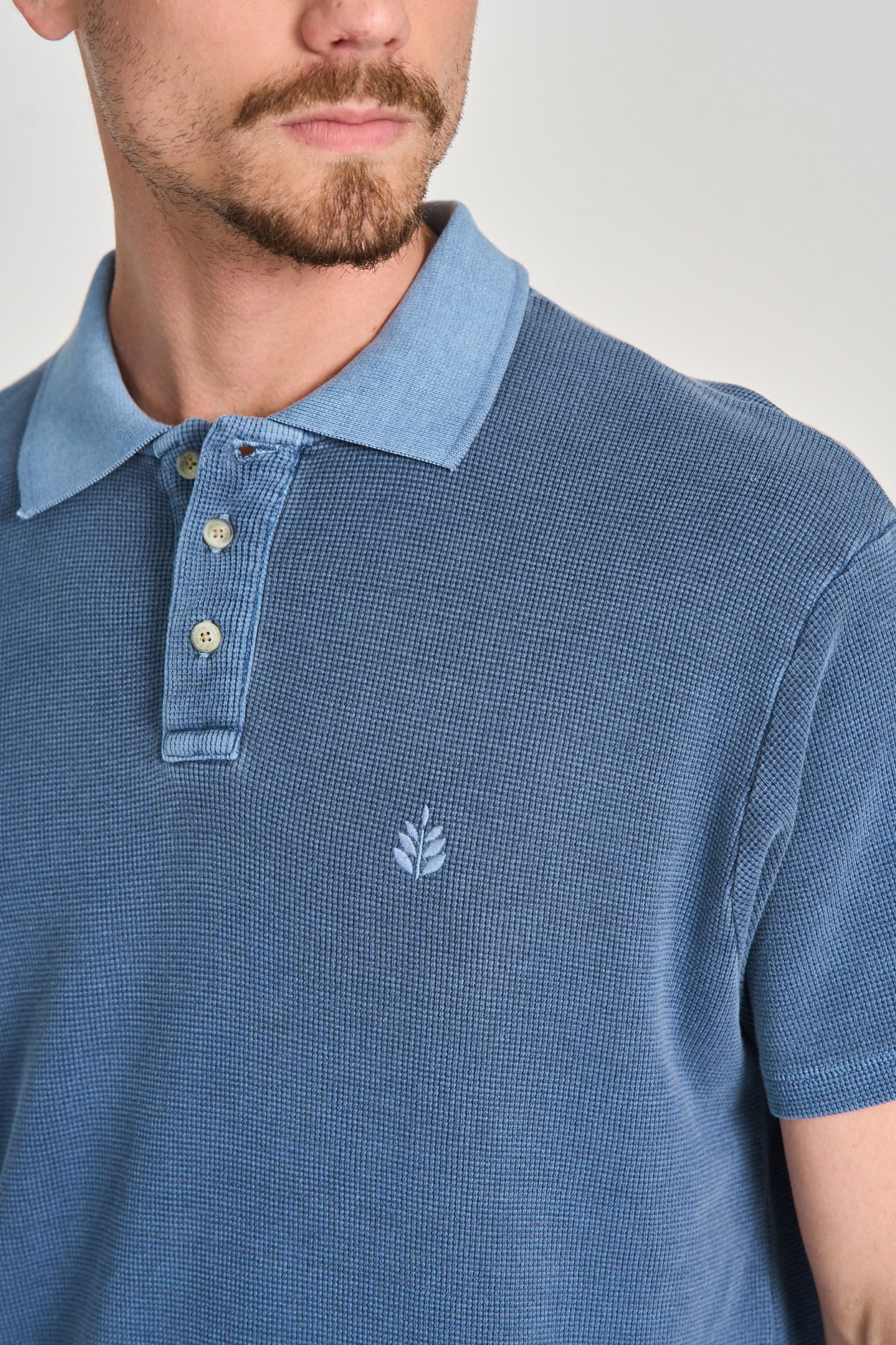 Camisa Polo Quadrile Azul