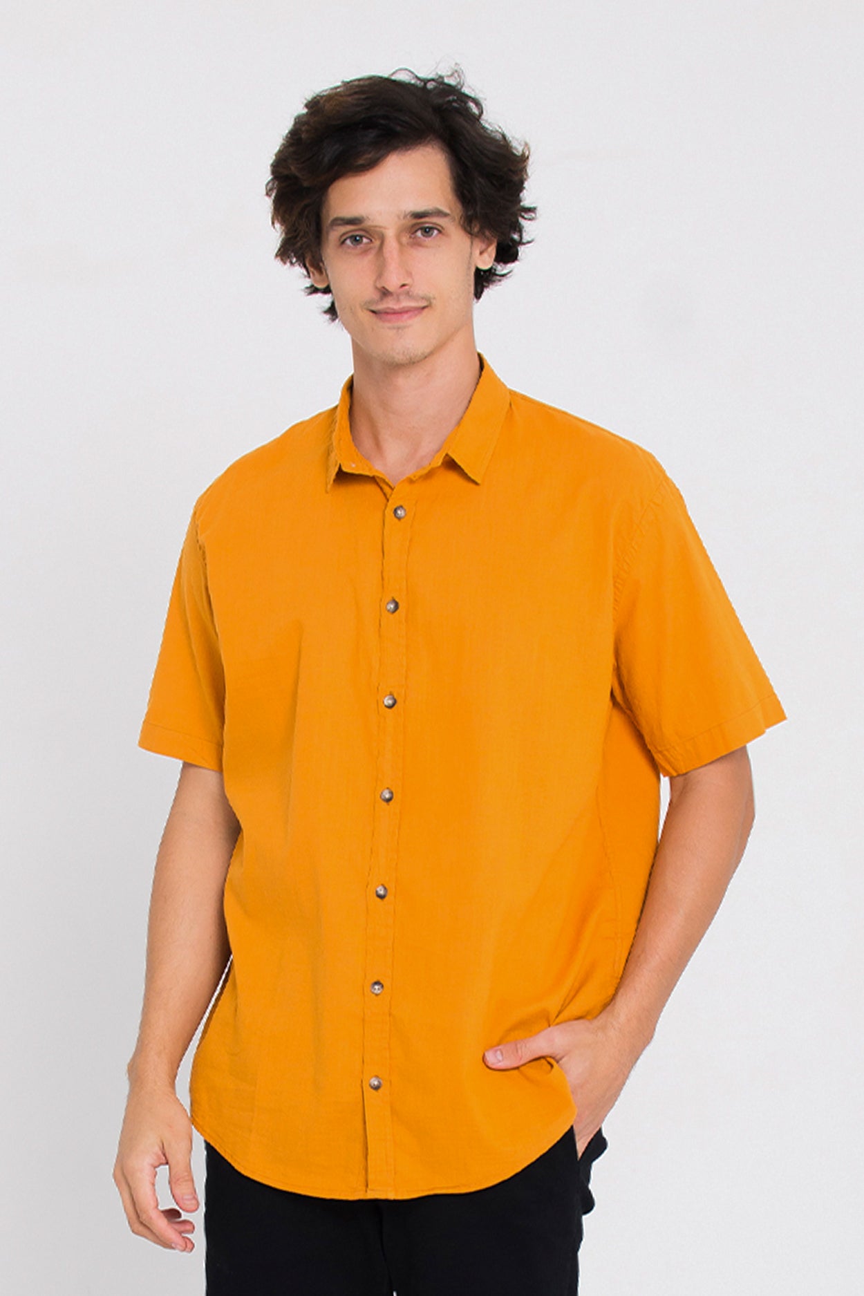 Camisa Flat MC Laranja