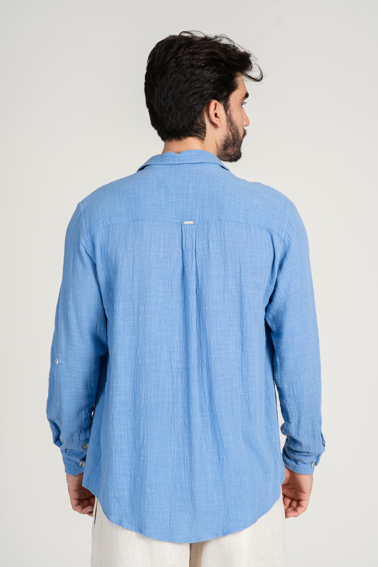 Camisa Rústica ML Azul Frescor