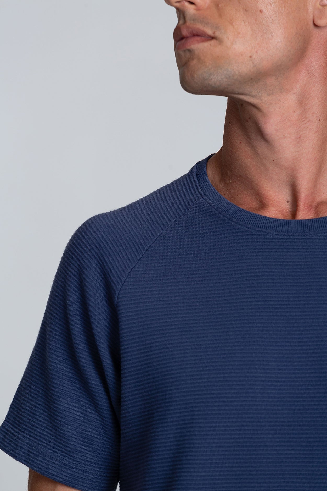 Camiseta Raglan Layer Azul Denim