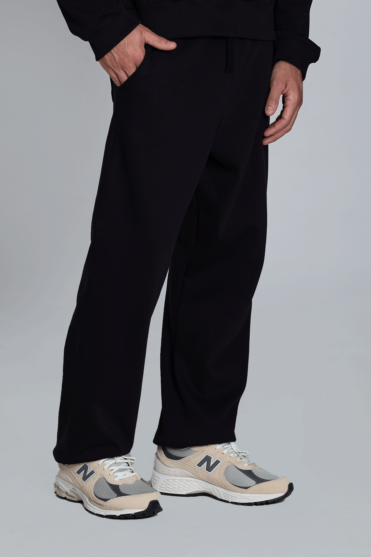 Calça Luar Moletom Preto