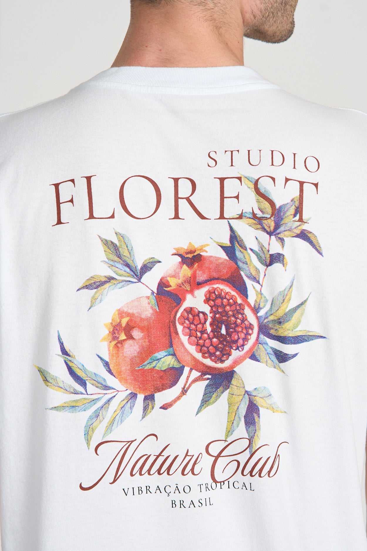 Camiseta Vibração Tropical Branco