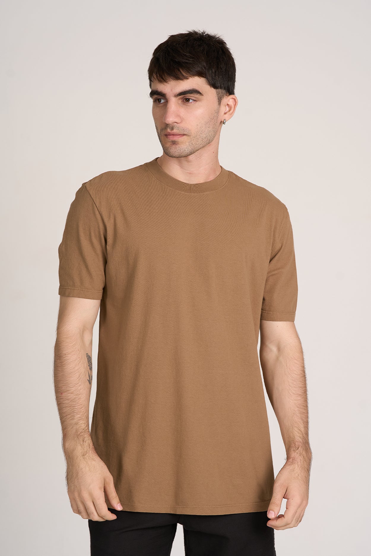 Camiseta Ampla Over Marrom