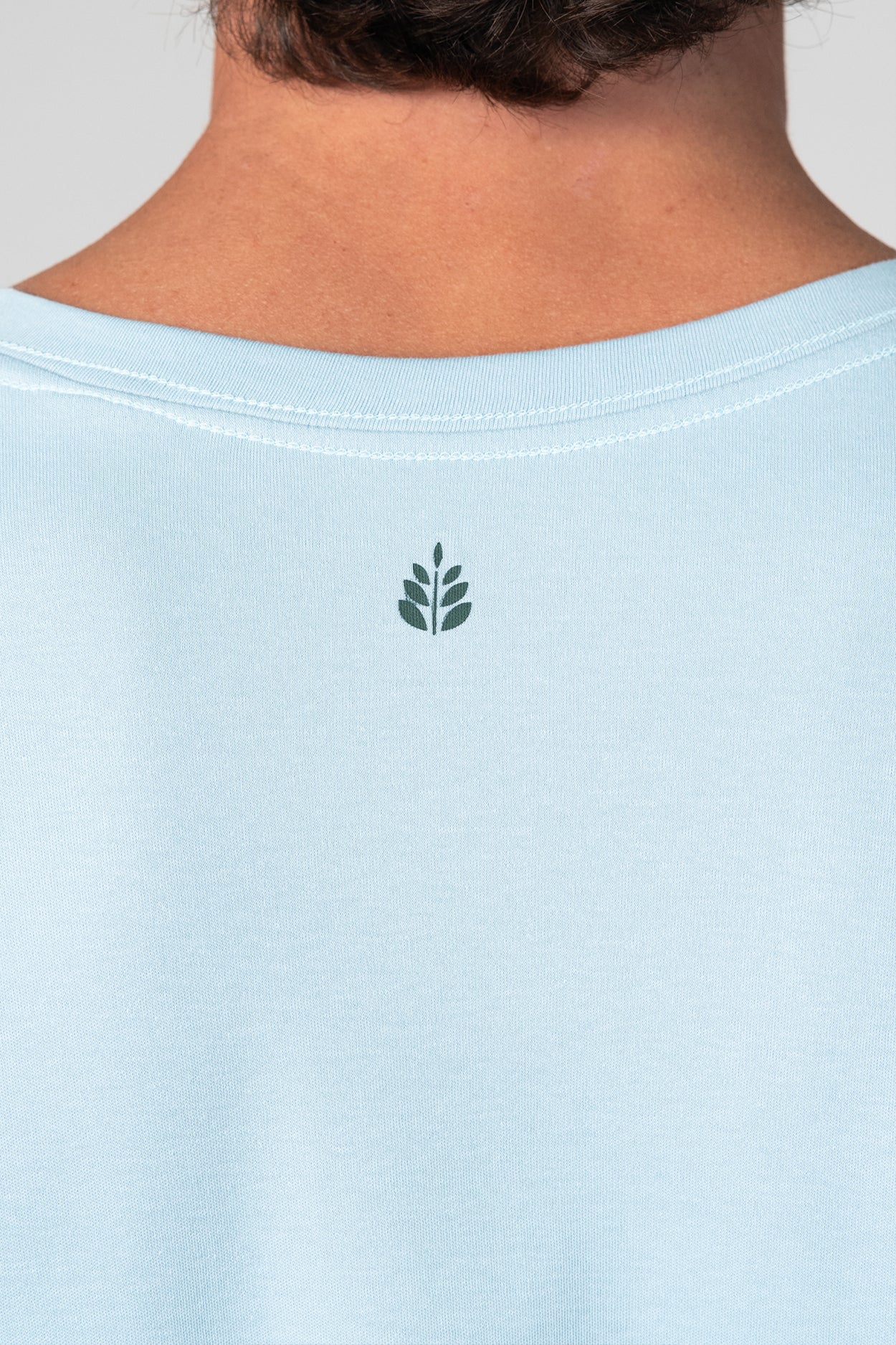 Camiseta Fio Egípcio Azul Claro