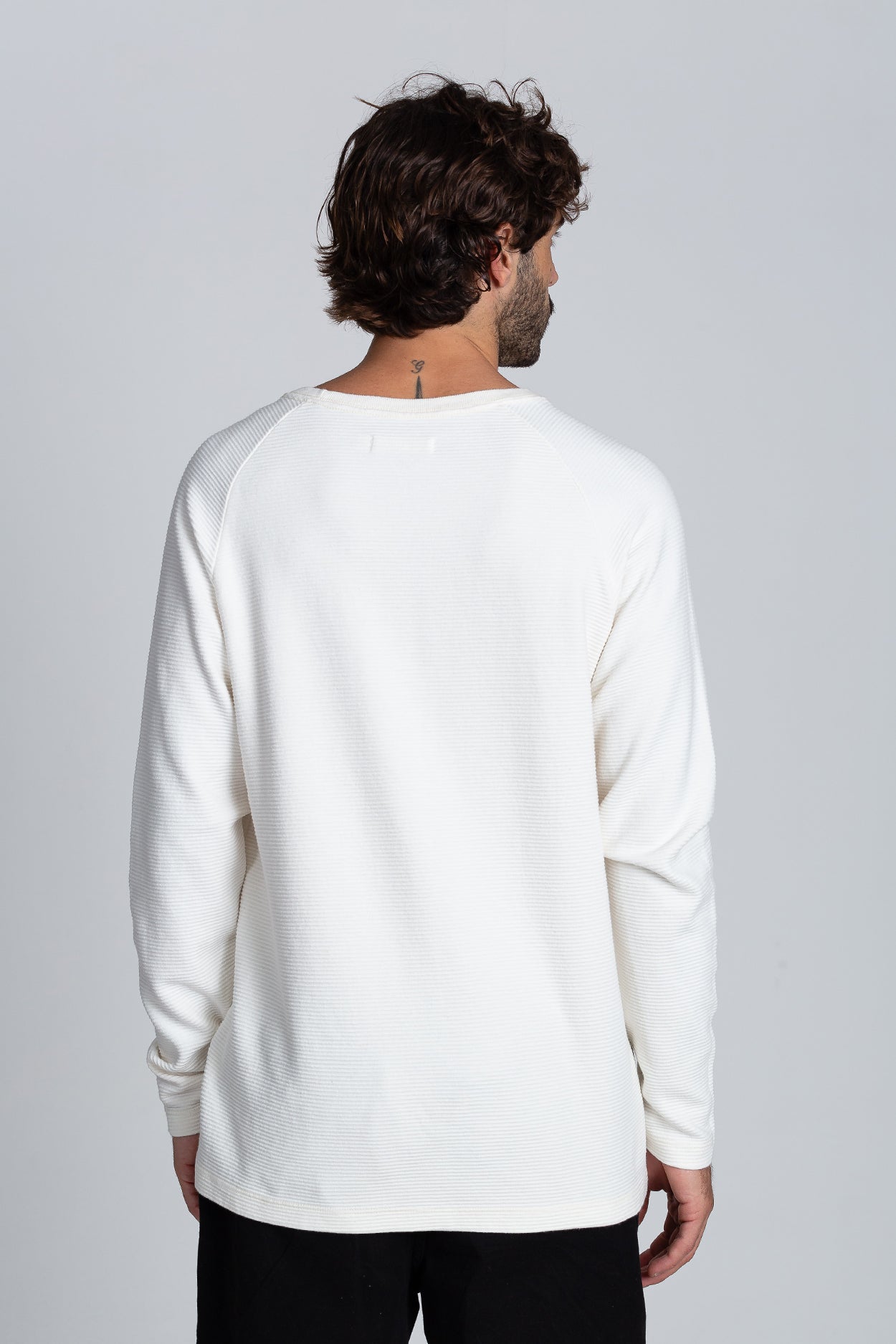 Camiseta Raglan Layer ML Off-White