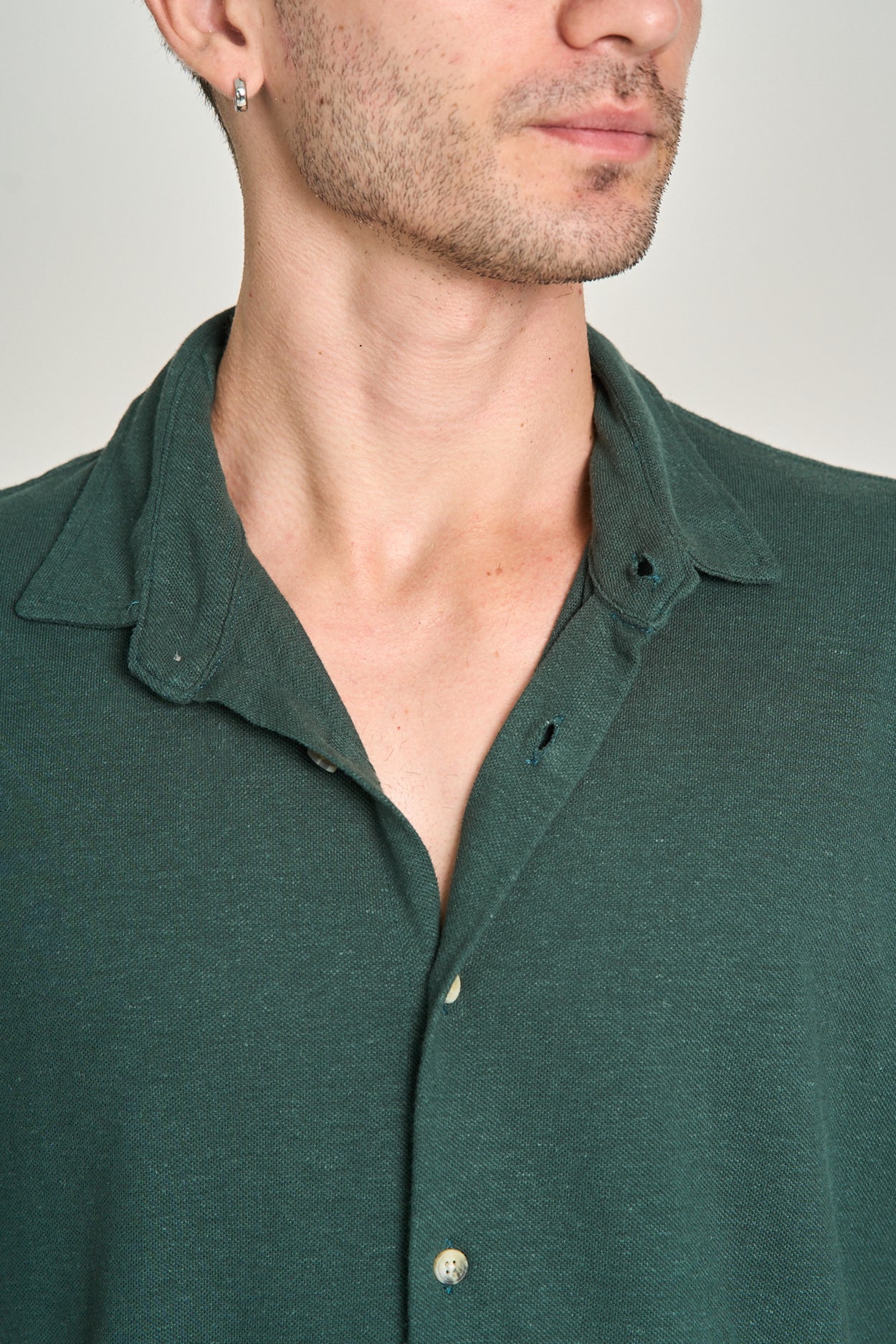 Camisa Canhamo Mc Verde