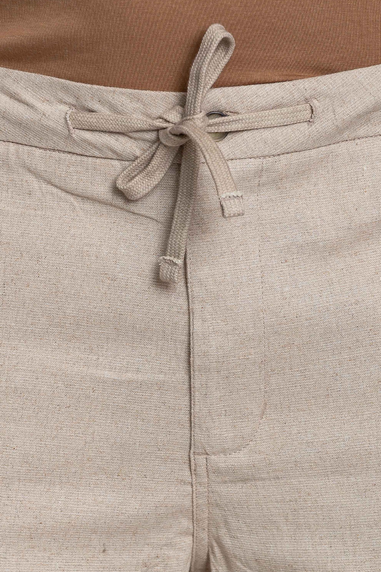 Calça Quiet Linho Bege