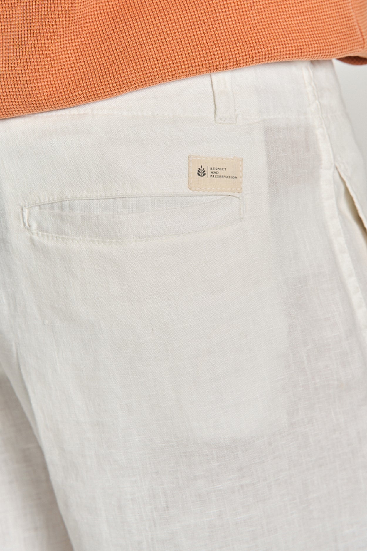 Bermuda Puro Linho Branco