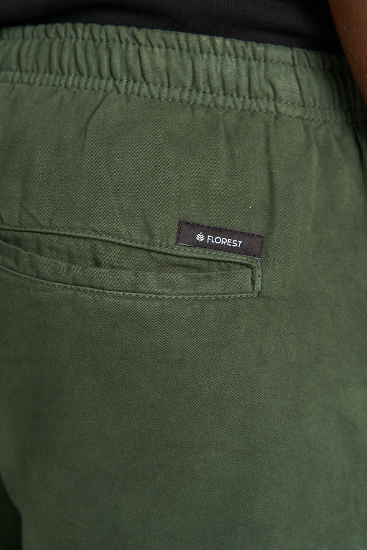 Short Sarja Volley Verde Musgo