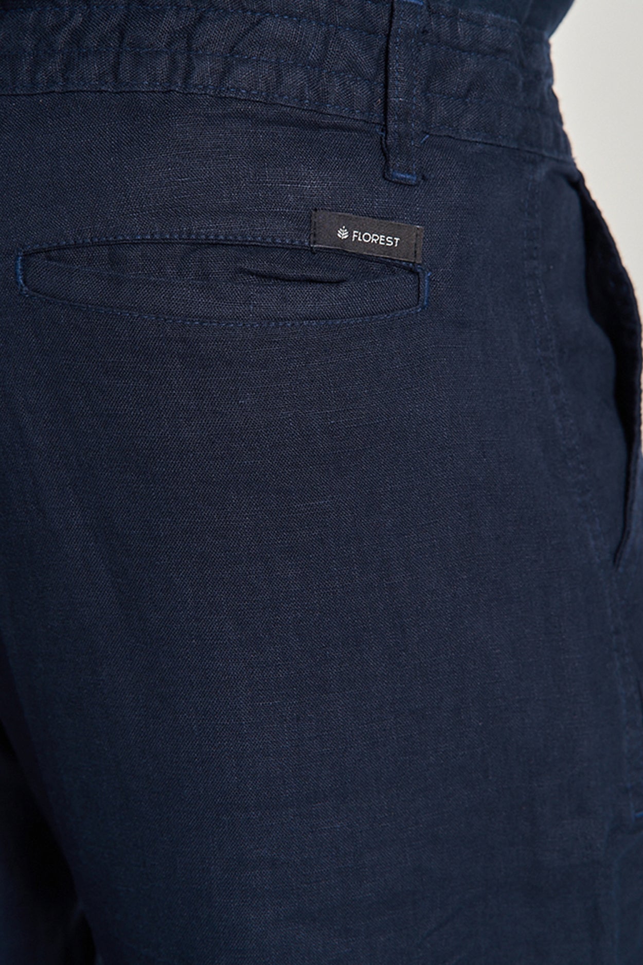 Calça Puro Linho Azul Marinho