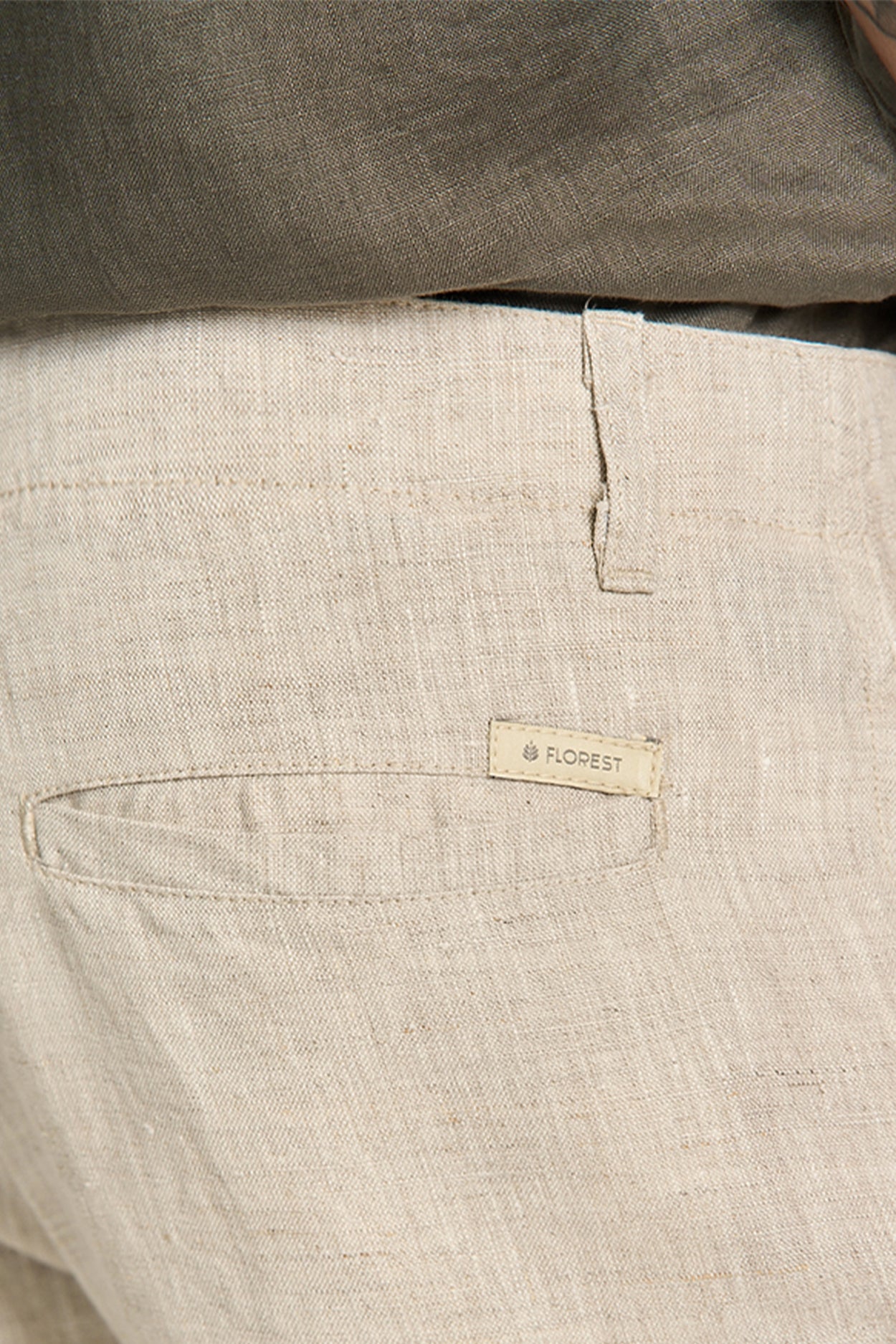 Calça Puro Linho Natural