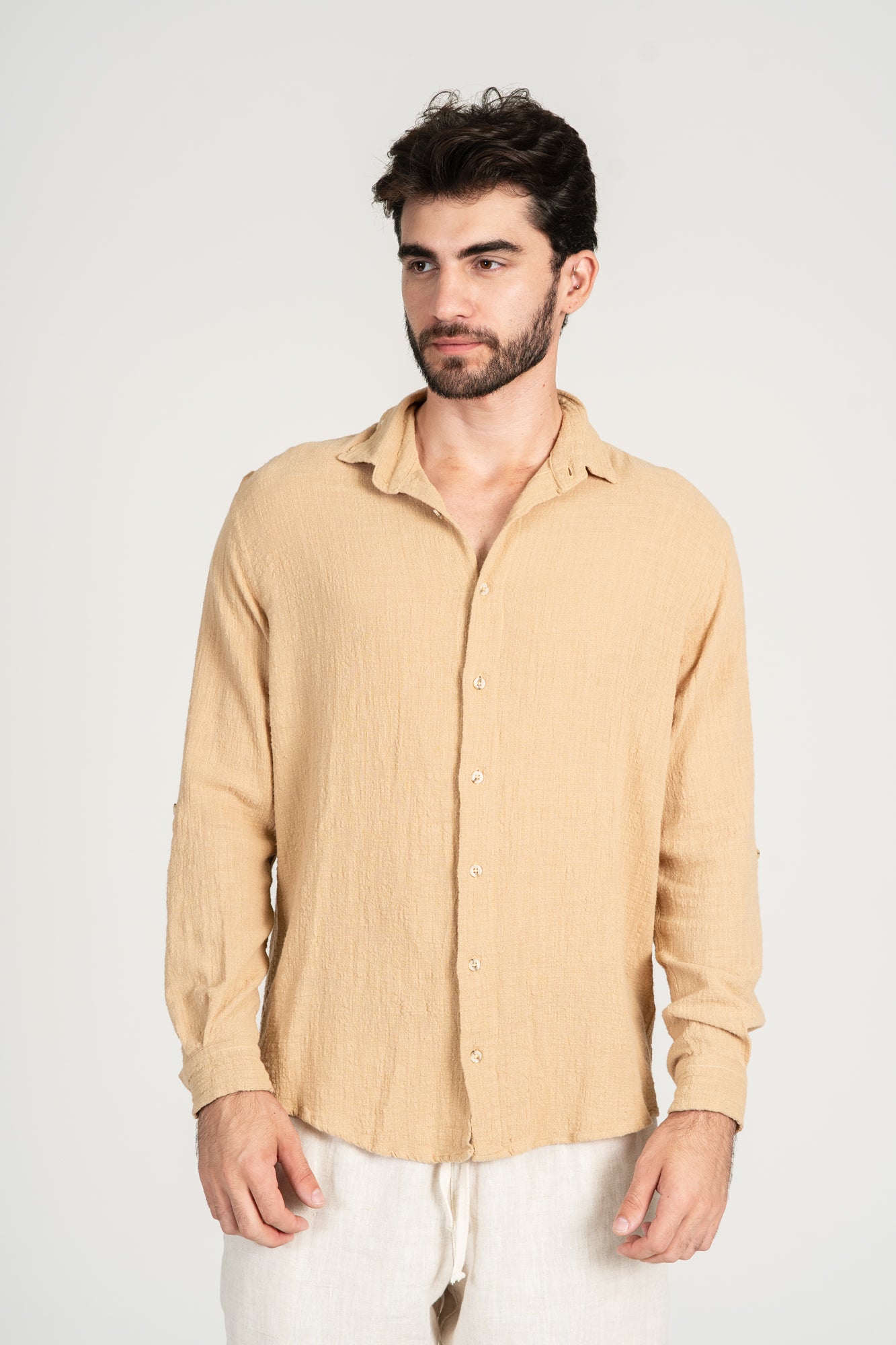 Camisa Rústica ML Caqui