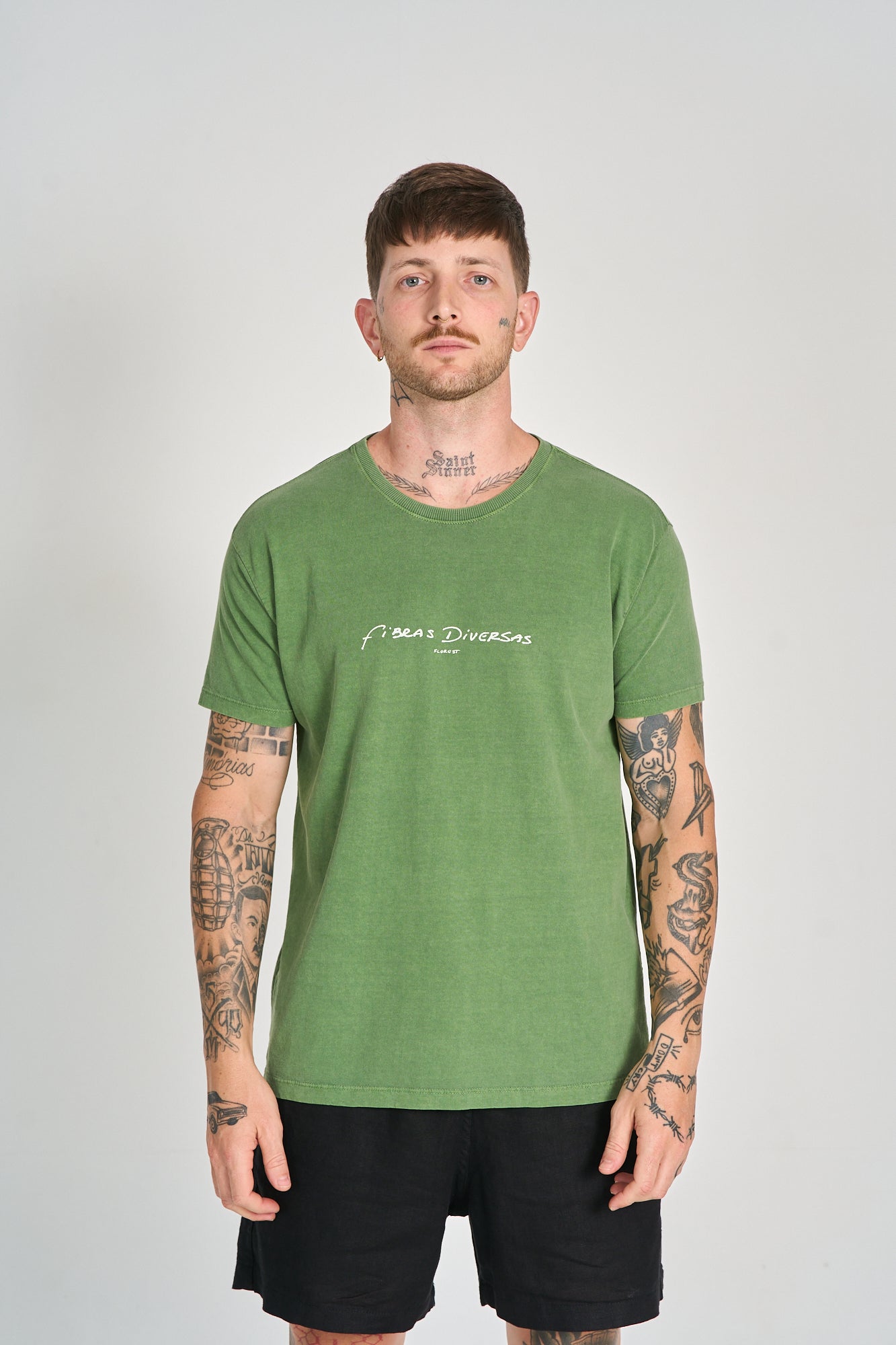Camiseta Fibras Diversas Verde