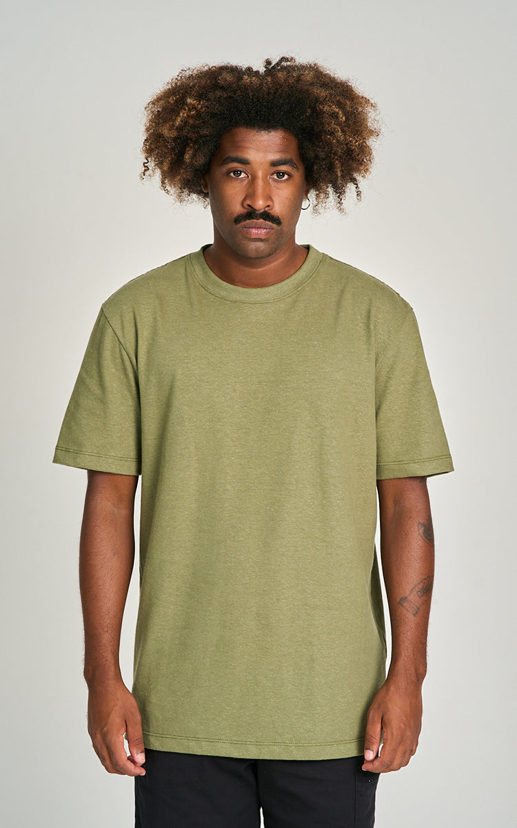 Camiseta Cânhamo Malhão Verde