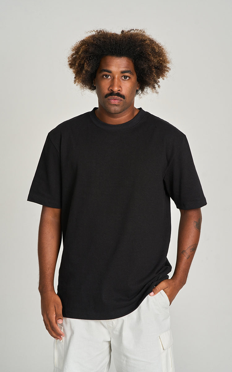 Camiseta Cânhamo Malhão Preto
