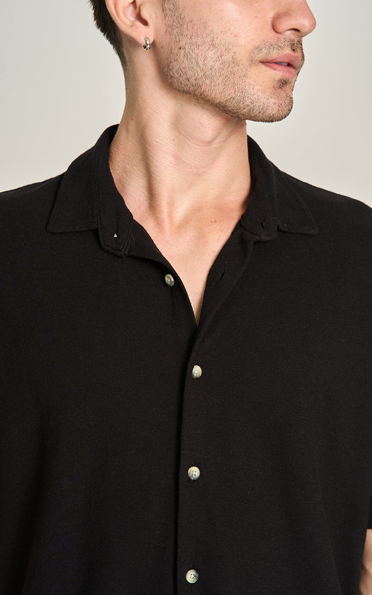 Camisa Canhamo Mc Preto