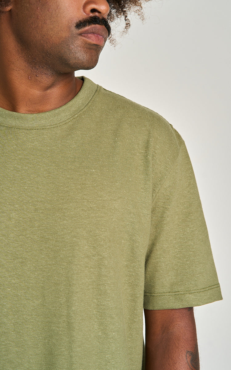 Camiseta Cânhamo Malhão Verde