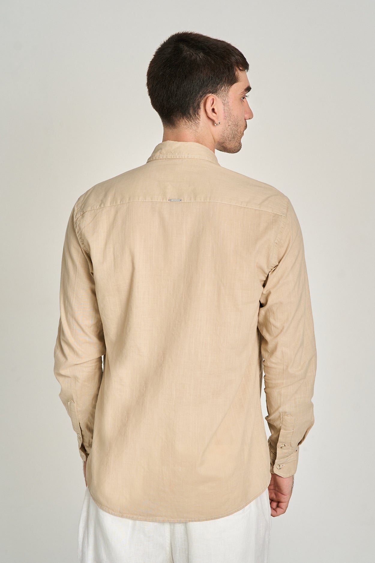 Camisa Flat ML Ocre