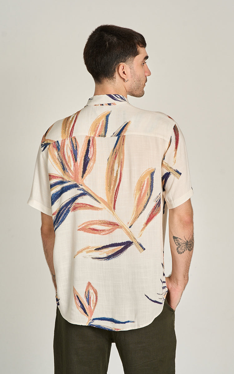 CAMISA HOBBY MC Off-White