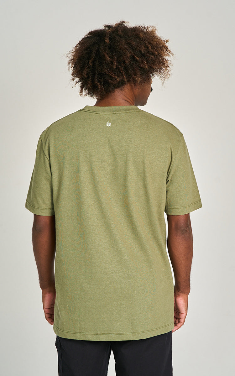 Camiseta Cânhamo Malhão Verde