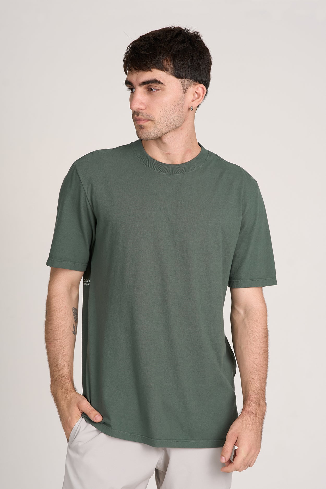 Camiseta Ampla Over Verde