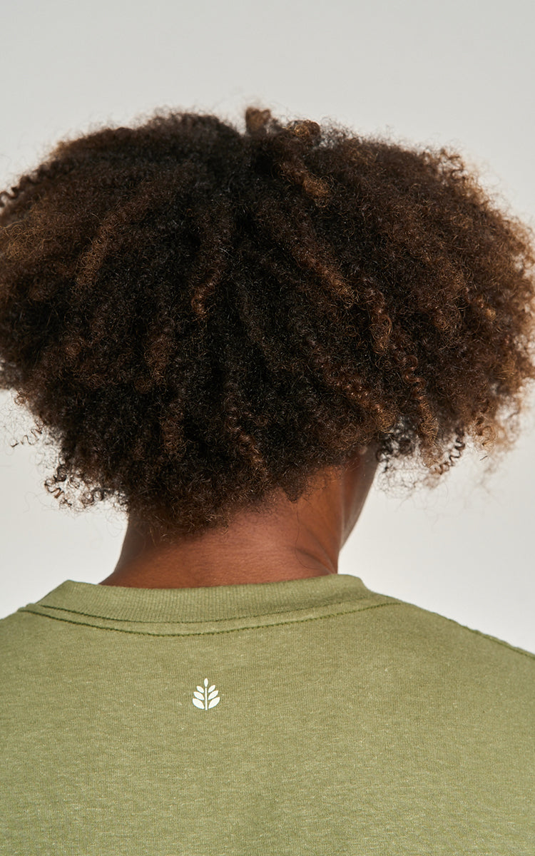 Camiseta Cânhamo Malhão Verde