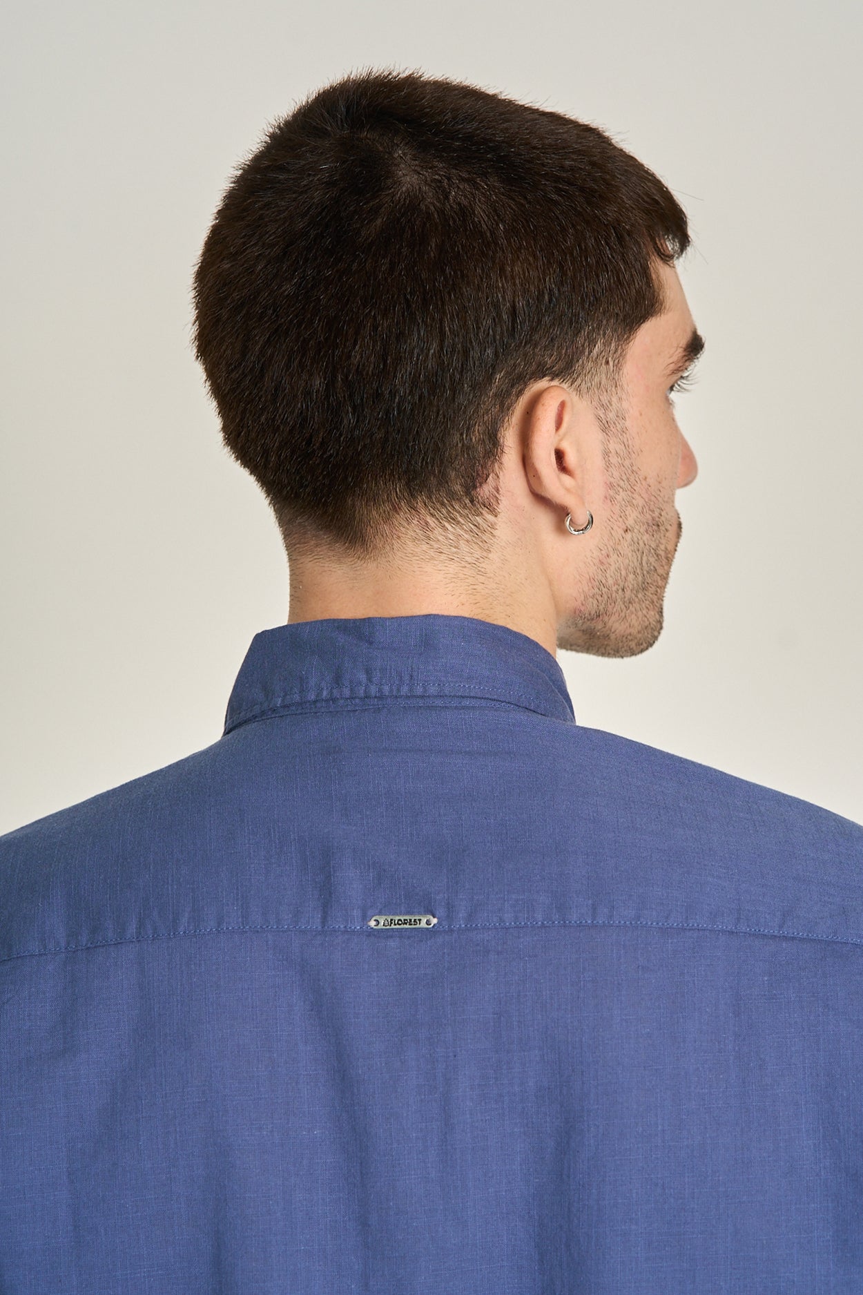 Camisa Flat ML Azul