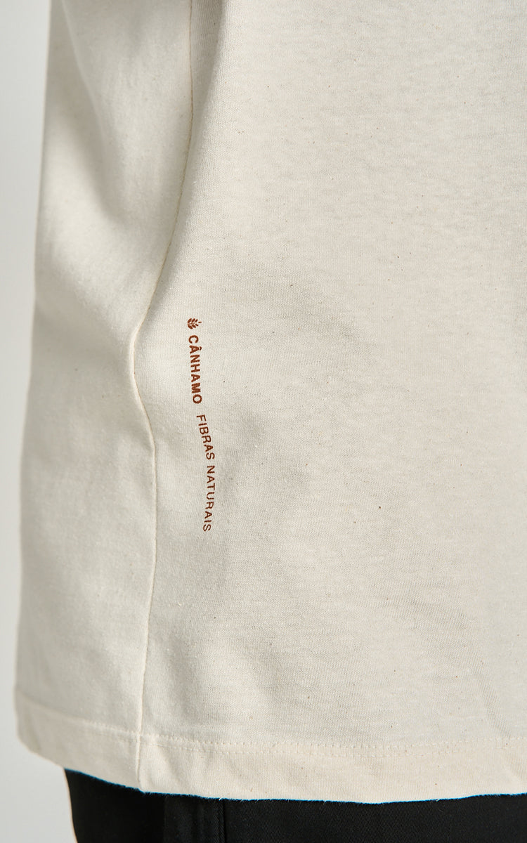 Camiseta Cânhamo Malhão Natural