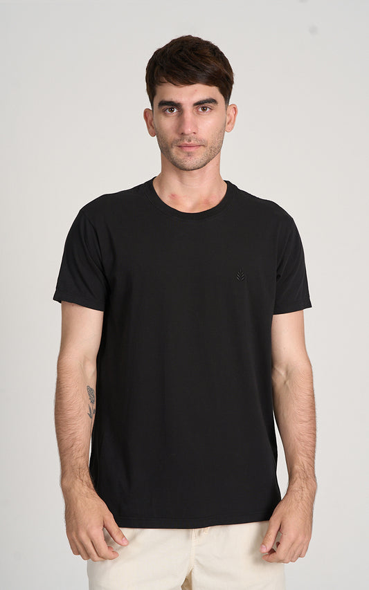 Camiseta Basic Stone Preto