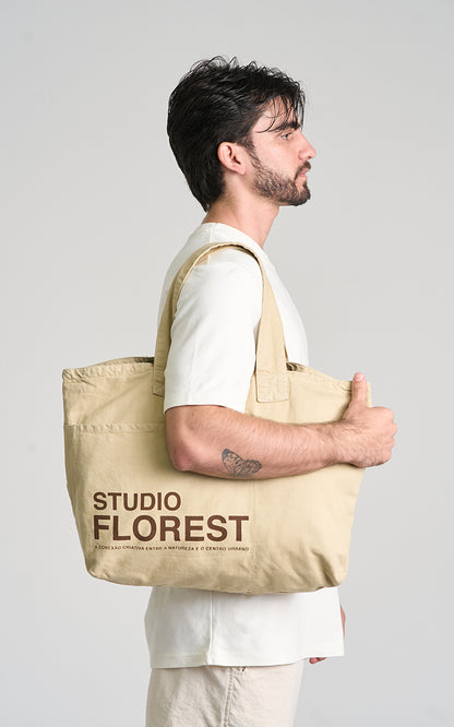 Tote Bag Basic Caqui