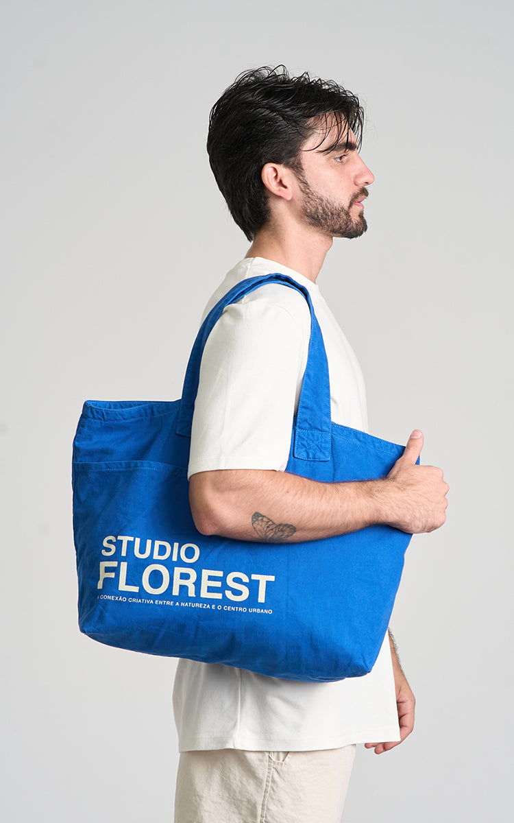 Tote Bag Basic Azul Intenso
