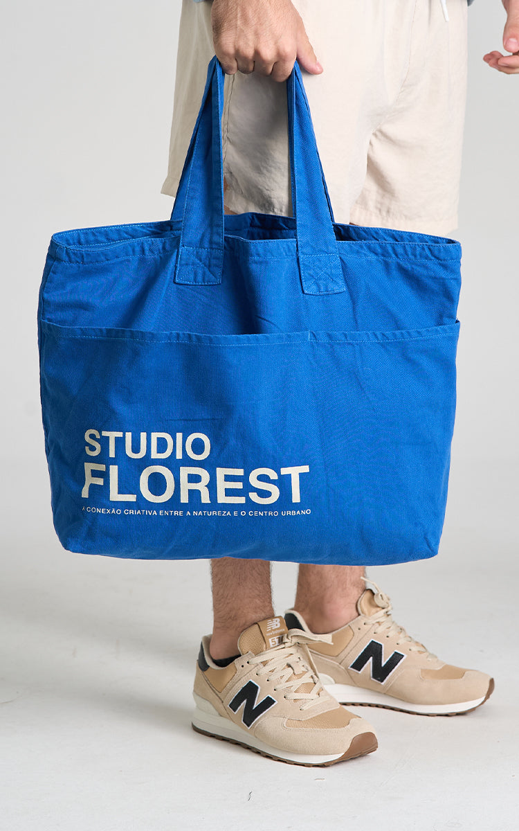 Tote Bag Basic Azul Intenso
