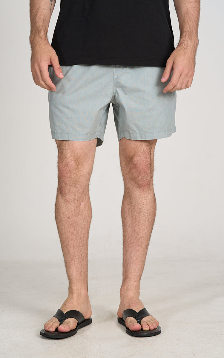Short Sarja Leve Azul
